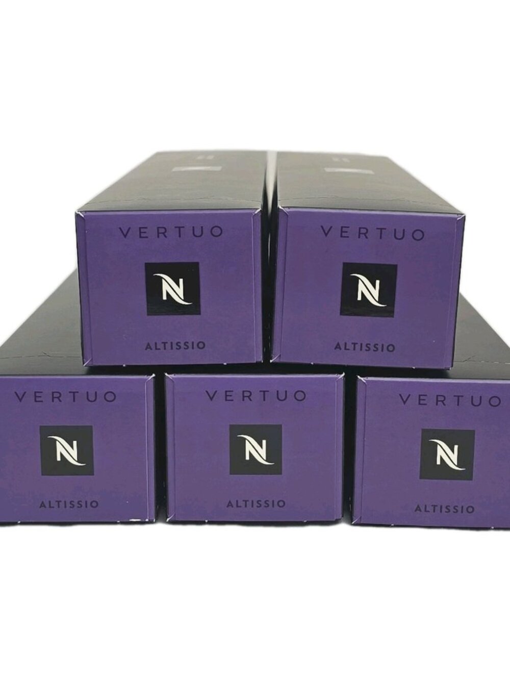 Nespresso Vertuo Altissio 50 COUNT 5 Boxes Dark Roast Espresso Coffee Pods New
